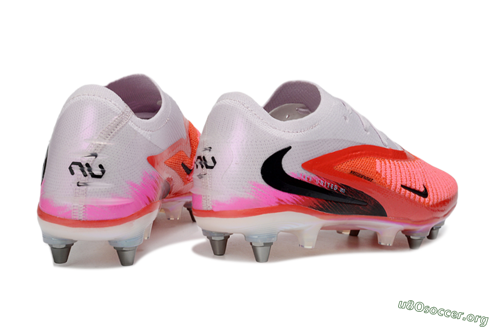 Nike Phantom 6 Elite Low SG Football Boots - Pink/Bright Coral/White 6