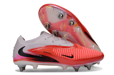 Nike Phantom 6 Elite Low SG Football Boots - Pink/Bright Coral/White