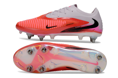 Nike Phantom 6 Elite Low SG Football Boots - Pink/Bright Coral/White