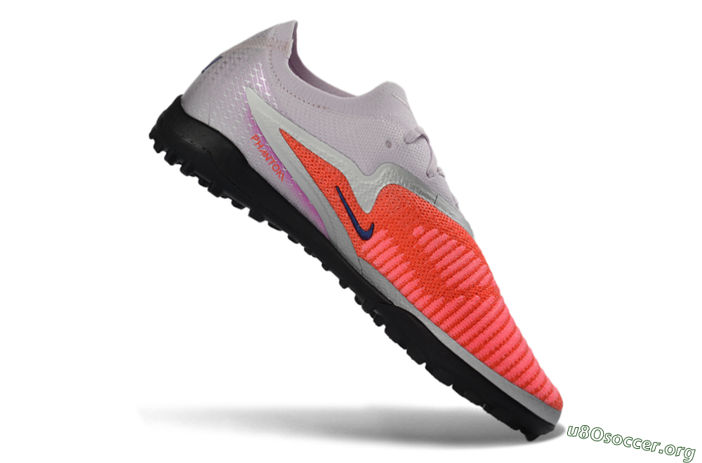 Nike Phantom 6 Elite Low TF Football Shoes - Orange/Vibrant Coral/Soft Lilac 4