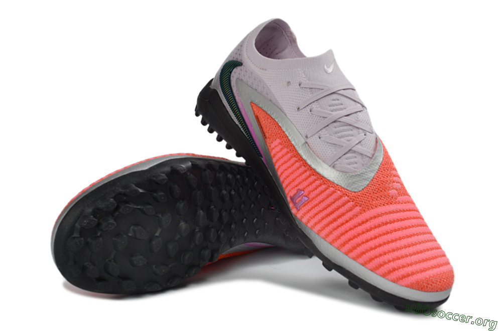 Nike Phantom 6 Elite Low TF Football Shoes - Orange/Vibrant Coral/Soft Lilac 0