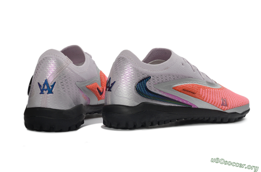 Nike Phantom 6 Elite Low TF Football Shoes - Orange/Vibrant Coral/Soft Lilac 6