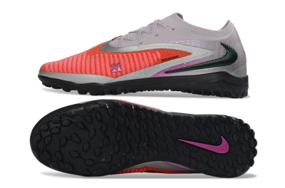 Nike Phantom 6 Elite Low TF Football Shoes - Orange/Vibrant Coral/Soft Lilac