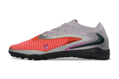 Nike Phantom 6 Elite Low TF Football Shoes - Orange/Vibrant Coral/Soft Lilac