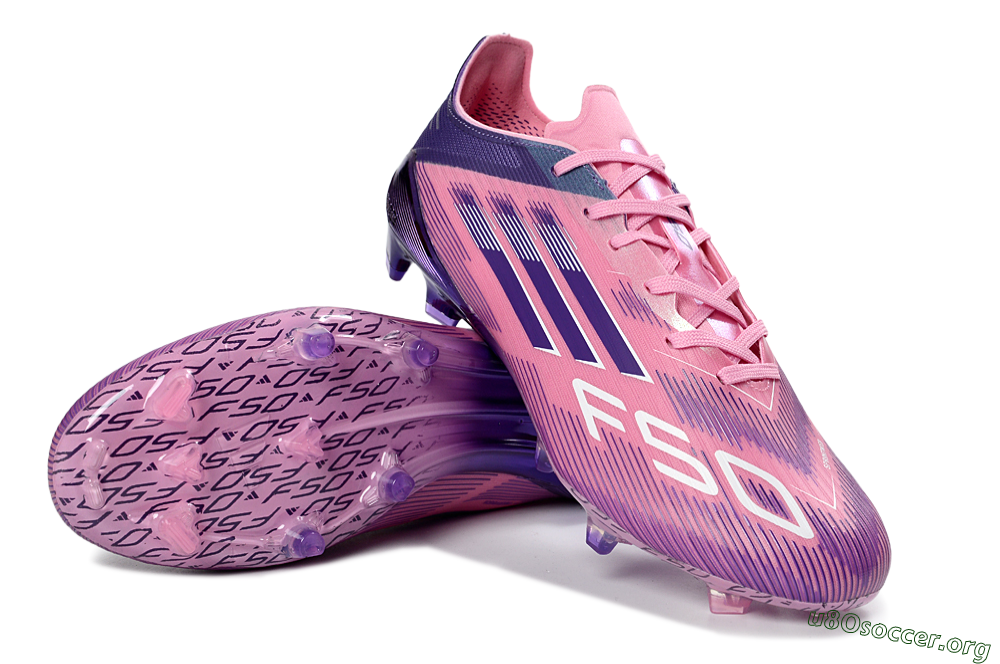Adidas F50 Elite FG Football Boots - Pink/Vibrant Pink/Deep Purple 0