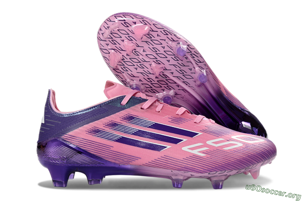Adidas F50 Elite FG Football Boots - Pink/Vibrant Pink/Deep Purple 2