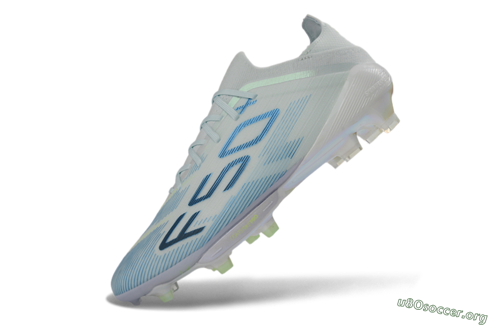 Adidas F50 Elite Lightstrike Pro FG Football Boots - Lightblue/Sky Blue/Iridescent White 5