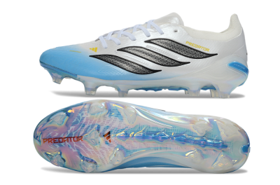 Adidas Predator 26 Elite FG Football Boots - Blue/Ice Blue/White Pearl