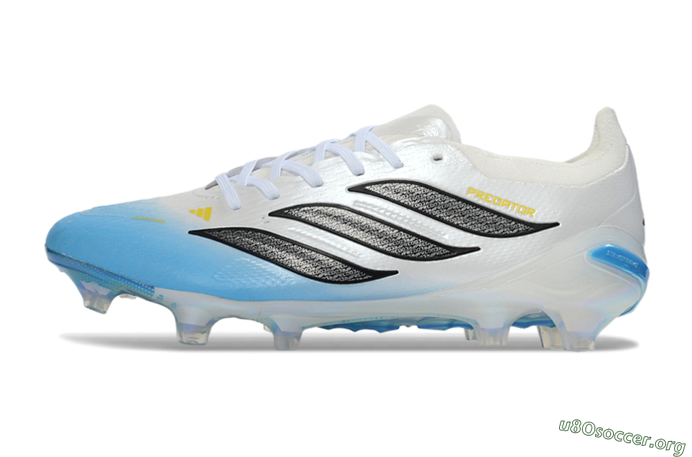 Adidas Predator 26 Elite FG Football Boots - Blue/Ice Blue/White Pearl 3
