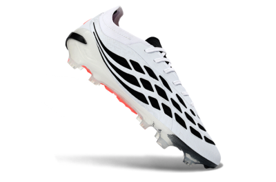 Adidas Predator 26 Elite FG Football Boots - White/Fiery Red/Black