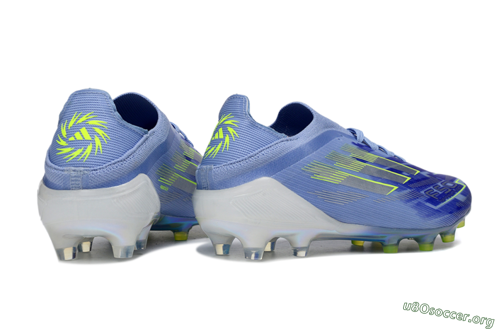 Adidas F50 Elite FG Football Boots - Blue/Vibrant Blue/Electric Green 6