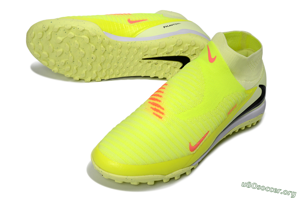 Nike Phantom 6 Elite High TF Football Shoes - Yellow/Electric Neon/Black 0