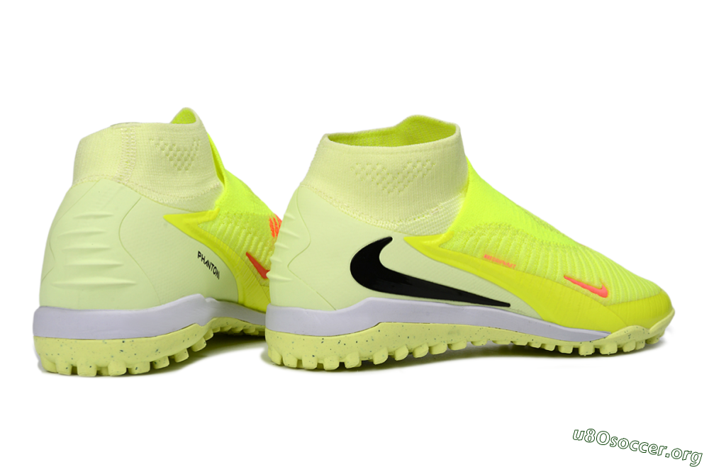 Nike Phantom 6 Elite High TF Football Shoes - Yellow/Electric Neon/Black 6