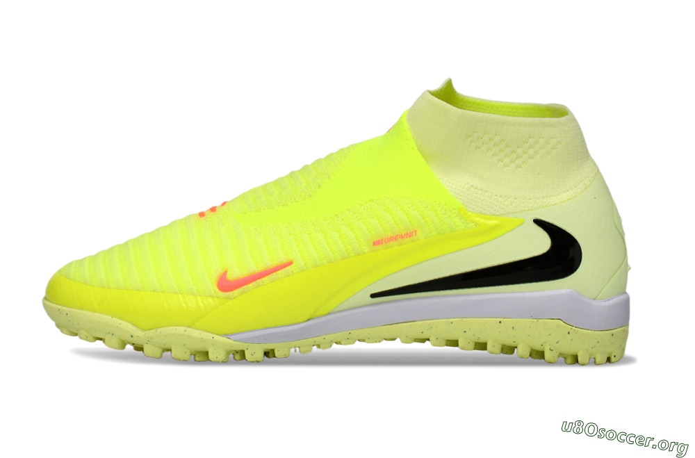 Nike Phantom 6 Elite High TF Football Shoes - Yellow/Electric Neon/Black 3