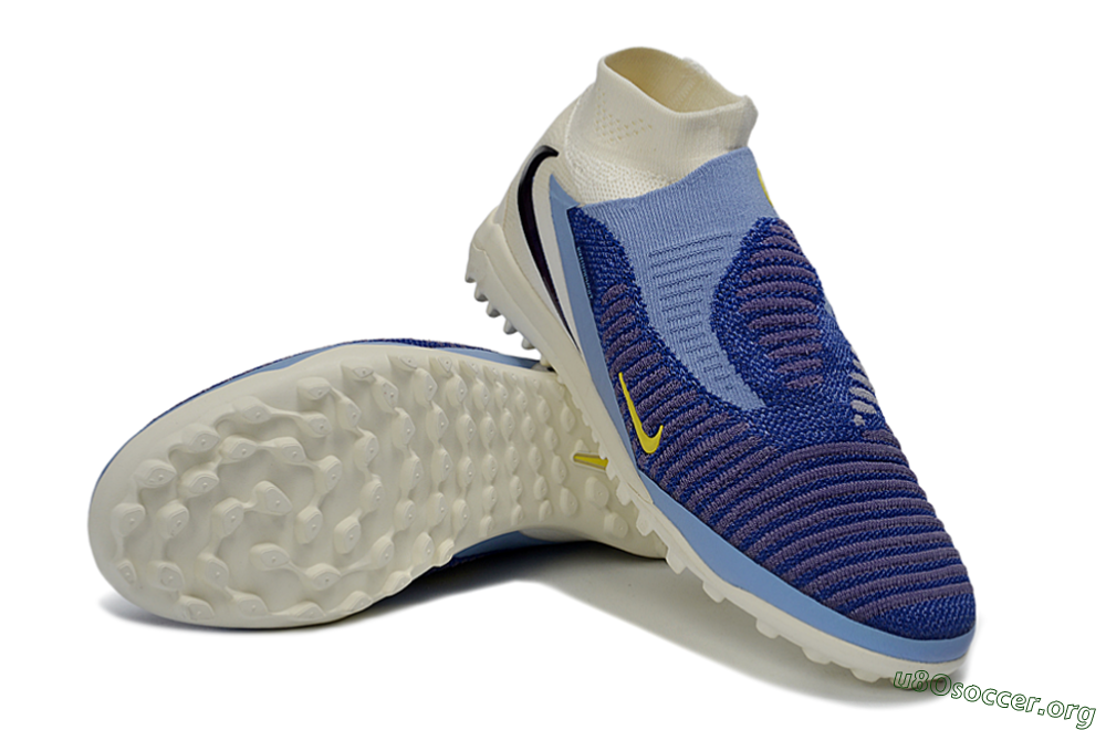 Nike Phantom 6 Elite High TF Football Shoes - Blue/Sky Blue/Dark Navy 0