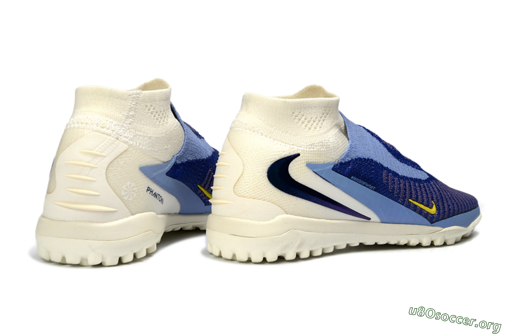 Nike Phantom 6 Elite High TF Football Shoes - Blue/Sky Blue/Dark Navy 6