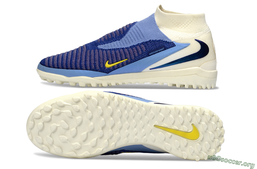 Nike Phantom 6 Elite High TF Football Shoes - Blue/Sky Blue/Dark Navy 1