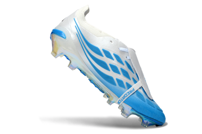 Adidas Predator 26 Elite Fold-Over Tongue FG Football Boots - Blue/Ice Blue/Frost White