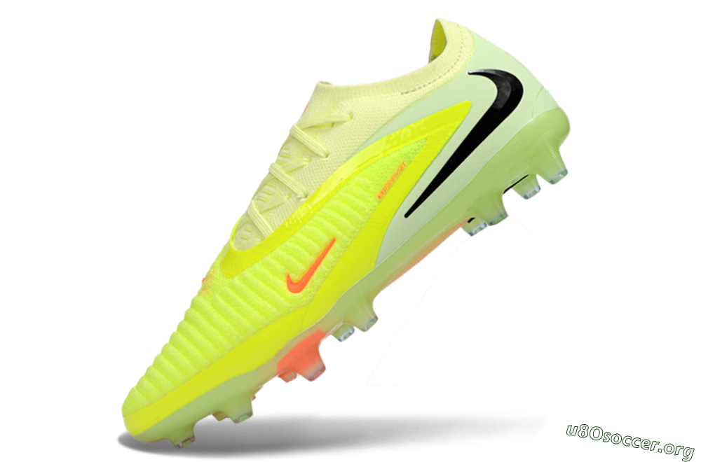 Nike Phantom 6 Elite Low AG Football Boots - Yellow/Fluorescent Yellow/Neon Pink 5