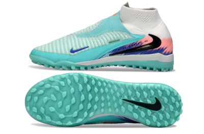 Nike Phantom 6 Elite High TF Football Shoes - Aqua/Coral Splash/Cool Mint
