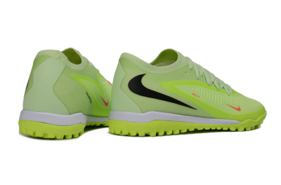 Nike Phantom 6 Elite Low TF Football Shoes - Green/Lime Glow/Neon Orange