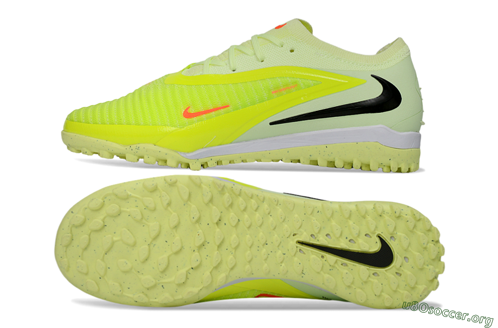 Nike Phantom 6 Elite Low TF Football Shoes - Yellow/Pale Yellow/Neon Orange 1
