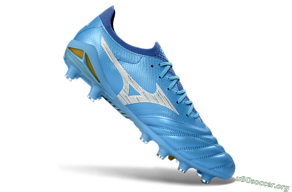 Mizuno Morelia Neo 4 FG Football Boots - Blue/Sky Blue/Sunny Yellow 4