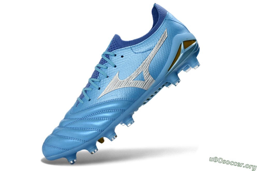 Mizuno Morelia Neo 4 FG Football Boots - Blue/Sky Blue/Sunny Yellow 5