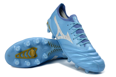 Mizuno Morelia Neo 4 FG Football Boots - Blue/Sky Blue/Sunny Yellow