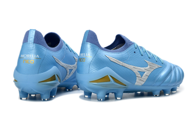 Mizuno Morelia Neo 4 FG Football Boots - Blue/Sky Blue/Sunny Yellow