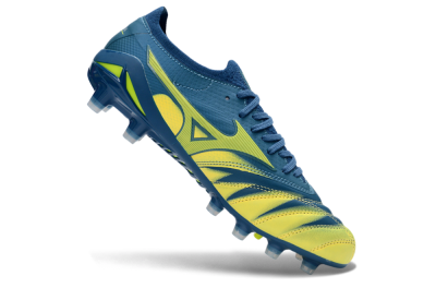 Mizuno Morelia Neo 4 FG Football Boots - Blue/Electric Yellow/Night Sky