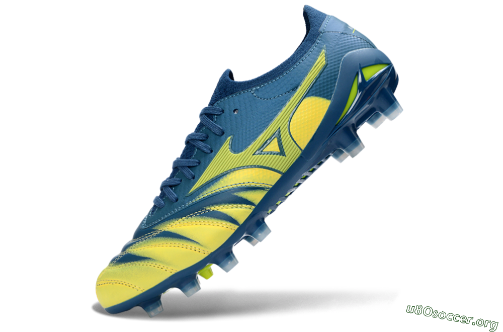 Mizuno Morelia Neo 4 FG Football Boots - Blue/Electric Yellow/Night Sky 5