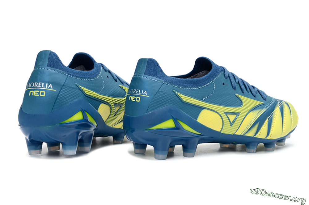 Mizuno Morelia Neo 4 FG Football Boots - Blue/Electric Yellow/Night Sky 6