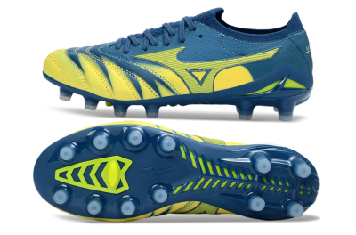 Mizuno Morelia Neo 4 FG Football Boots - Blue/Electric Yellow/Night Sky