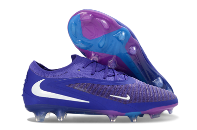 Nike Phantom 6 Elite Low FG Football Boots - Purple/Royal Purple/Electric Blue
