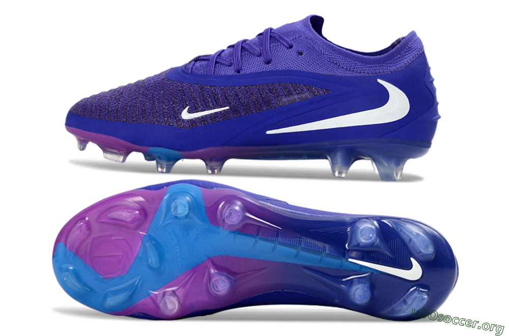 Nike Phantom 6 Elite Low FG Football Boots - Purple/Royal Purple/Electric Blue 1