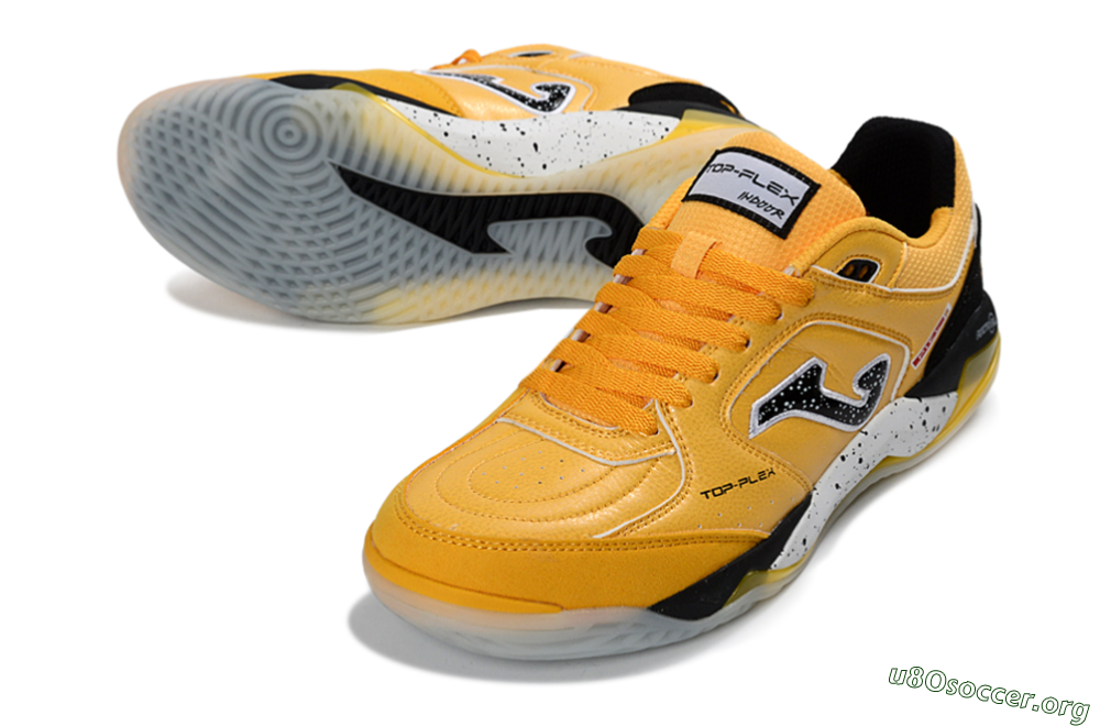 Joma Top Flex IC Football Shoes - Yellow/Bright Lemon/Sleek Black 0