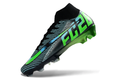 EAFC x Nike Air Zoom Mercurial Superfly 10 Elite FG Football Boots - Black/Neon Green/Blue Shade