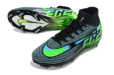 EAFC x Nike Air Zoom Mercurial Superfly 10 Elite FG Football Boots - Black/Neon Green/Blue Shade