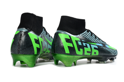 EAFC x Nike Air Zoom Mercurial Superfly 10 Elite FG Football Boots - Black/Neon Green/Blue Shade