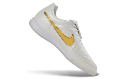 Nike Tiempo Legend SE IC Football Shoes - White/Metallic Gold/Classic White