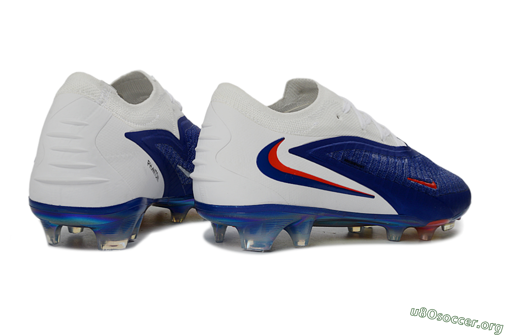 Nike Phantom 6 Elite Low FG Football Boots - Blue/Electric Blue/Fiery Orange 6