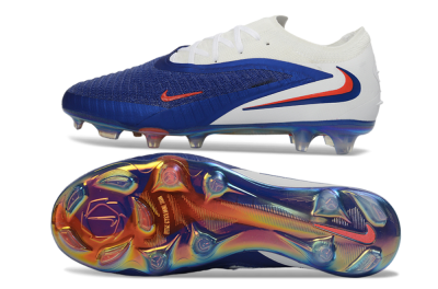 Nike Phantom 6 Elite Low FG Football Boots - Blue/Electric Blue/Fiery Orange
