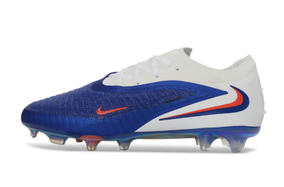 Nike Phantom 6 Elite Low FG Football Boots - Blue/Electric Blue/Fiery Orange