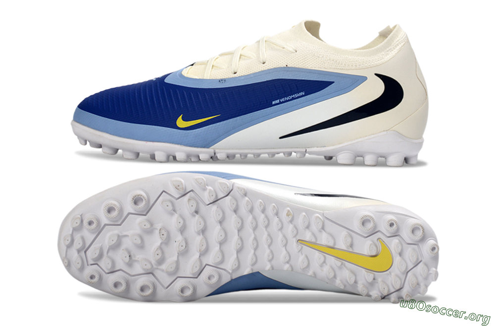 Nike Phantom 6 Elite Low TF Football Shoes - Blue/Sky Blue/White 1
