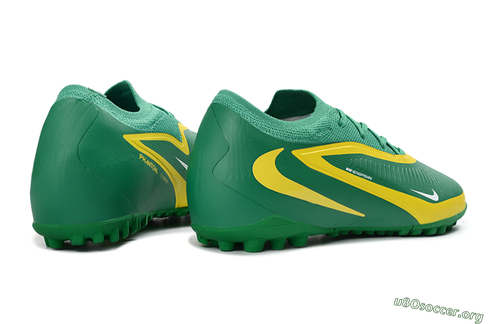 Nike Phantom 6 Elite Low TF Football Shoes - Green/Lime Green/Sunshine Yellow 6
