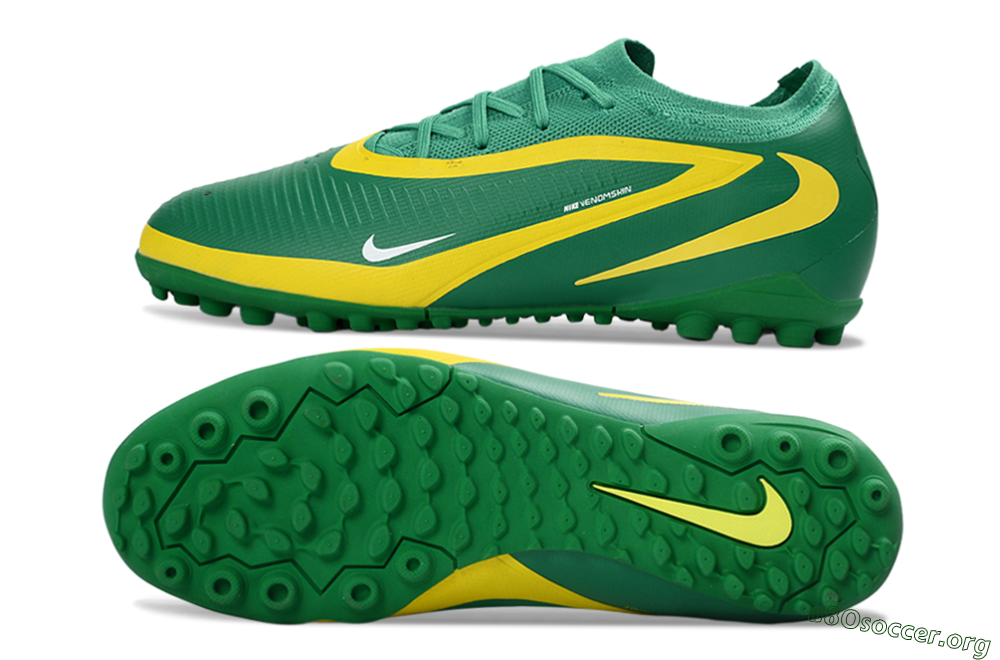 Nike Phantom 6 Elite Low TF Football Shoes - Green/Lime Green/Sunshine Yellow 1