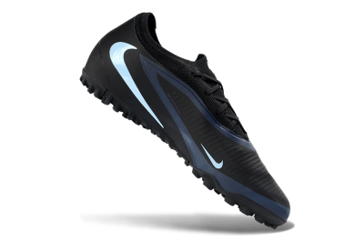 Nike Phantom 6 Elite Low TF Football Shoes - Black/Navy Blue/Light Aqua