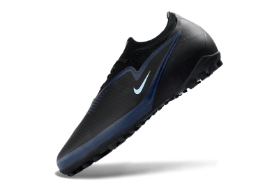 Nike Phantom 6 Elite Low TF Football Shoes - Black/Navy Blue/Light Aqua
