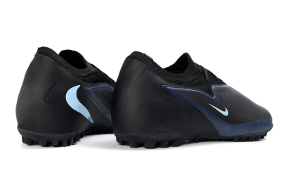 Nike Phantom 6 Elite Low TF Football Shoes - Black/Navy Blue/Light Aqua
